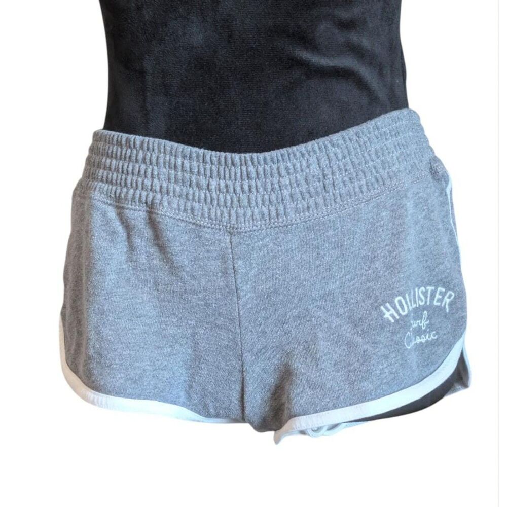 Hollister California Womens Small Gray Surf Classic Dolphin Shorts Gym Lounge S - Picture 2 of 7
